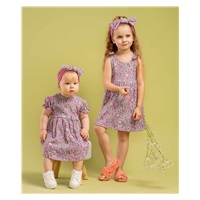 Baby dress with short sleeves Nicol Lea, size 68 (4-6m)