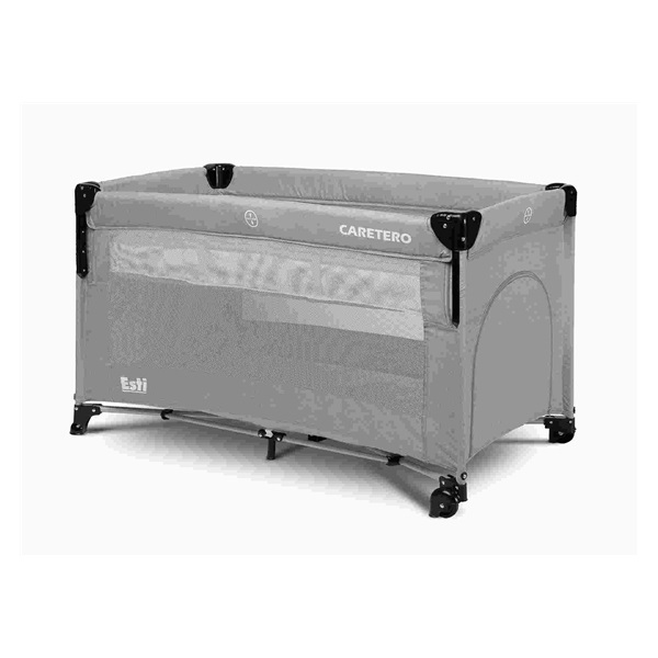 Travel cot CARETERO Esti grey