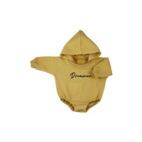 Baby Sweatpants with hood Koala Dreamer mustard, size 68 (4-6m)