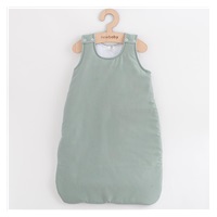 Infant sleeping bag with filling New Baby Dominik green, size 86/92