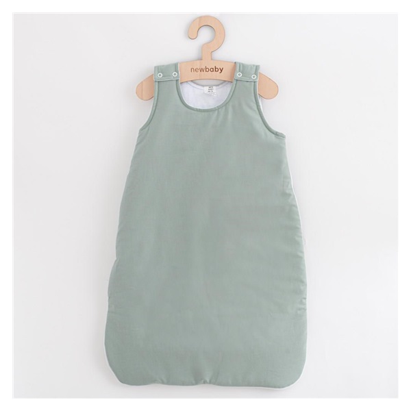 Infant sleeping bag with filling New Baby Dominik green, size 86/92