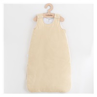 Infant sleeping bag with filling New Baby Colours sand, size 56/62