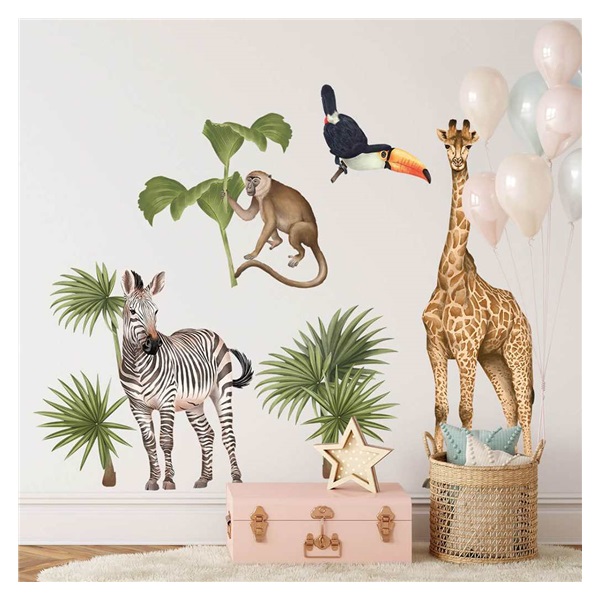 Wall sticker Safari animals II