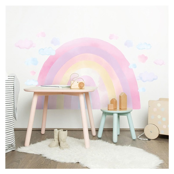 Wall sticker Rainbow pink