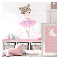 Wall sticker Ballerina pink