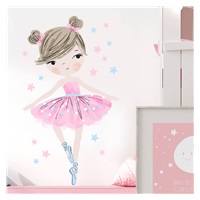 Wall sticker Ballerina pink