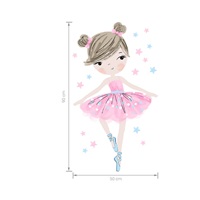 Wall sticker Ballerina pink