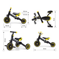 Milly Mally Optimus 3in1 tricycle black