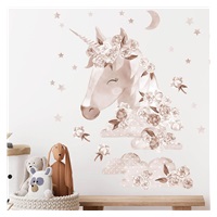 Boho unicorn wall sticker