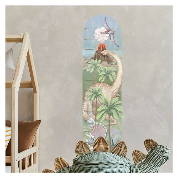 Wall sticker Dino - height measure