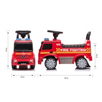 Children‘s bicycle with sound Mercedes Milly Mally HASIČI red