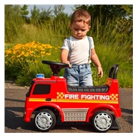 Children‘s bicycle with sound Mercedes Milly Mally HASIČI red