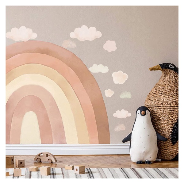 Wall sticker Rainbow beige