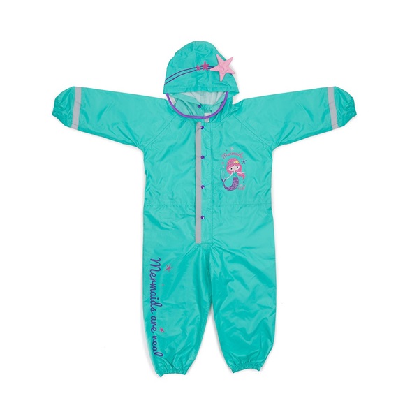 Girls rain suit Perletti Mermaid