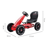 Kids Go-kart Milly Mally Abarth red