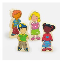 Wooden magnetic figurines Viga