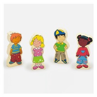 Wooden magnetic figurines Viga