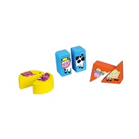 Wooden puzzle shapes with animals Viga