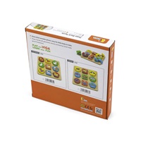 Wooden puzzle shapes with animals Viga