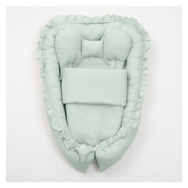 New Baby Dominik green nest with a blanket for baby