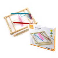 Viga wooden loom for weaving