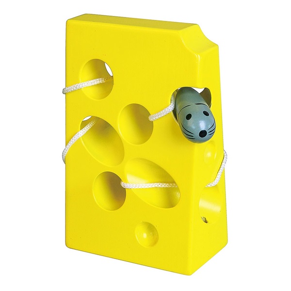 Wooden game Viga Mouse in cheese