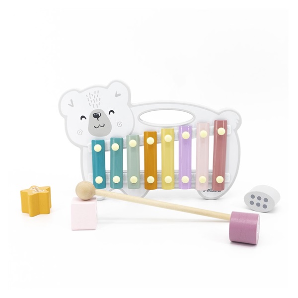 Wooden xylophone Viga Polar Bear