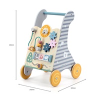 Wooden walker with activities Viga
