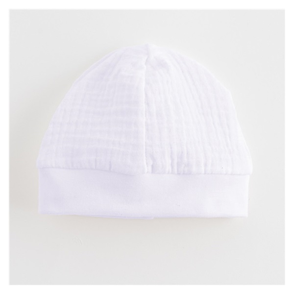 Baby muslin cap New Baby Elizabeth, size 56 (0-3m)