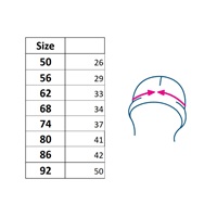 Summer girls muslin scarf with visor New Baby Elizabeth, size 68 (4-6m)
