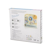 Children‘s wooden calendar with clock Viga