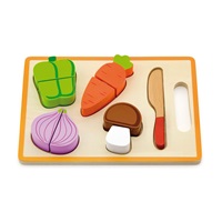 Wooden cutting set Viga Vegetables