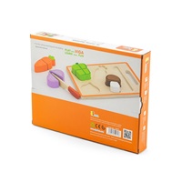 Wooden cutting set Viga Vegetables