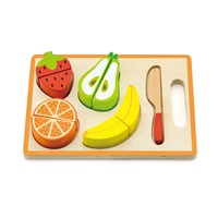 Wooden cutting set Viga Fruit