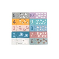 Wooden puzzle with numbers Viga