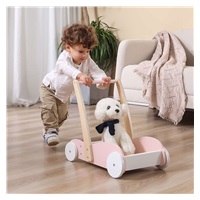 Wooden walker Viga Pink