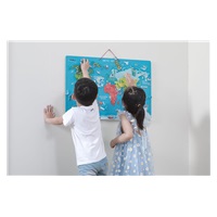 Wooden Magnetic World Map Viga