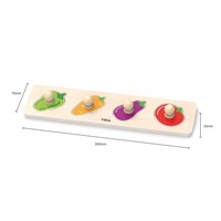 Wooden jigsaw puzzle vegetables Viga