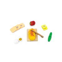 Viga Wooden Breakfast Cutting Set