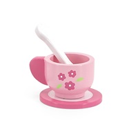 Wooden tea set with tray Viga