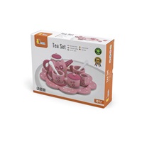 Wooden tea set with tray Viga