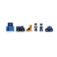 Children's wooden figures Viga Police