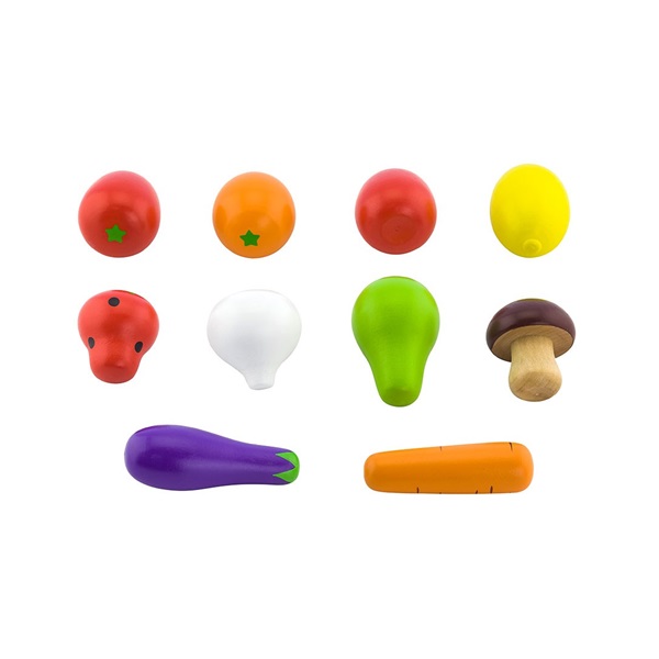 Wooden fruit and vegetable set Viga