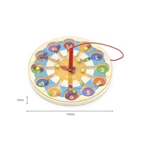 Wooden Magnetic Labyrinth Clock Viga