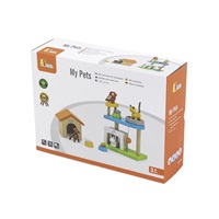 Wooden set of animals Viga
