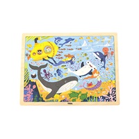 Wooden puzzle 48 pieces Viga Sea Life