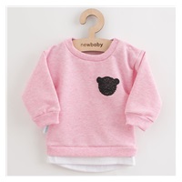 New Baby Brave Bear ABS Pink T-Shirt and Sweatpants Set, size 62 (3-6m)