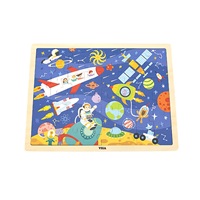 Wooden puzzle explore the universe Viga 48 pieces