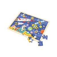 Wooden puzzle explore the universe Viga 48 pieces