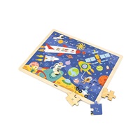 Wooden puzzle explore the universe Viga 48 pieces